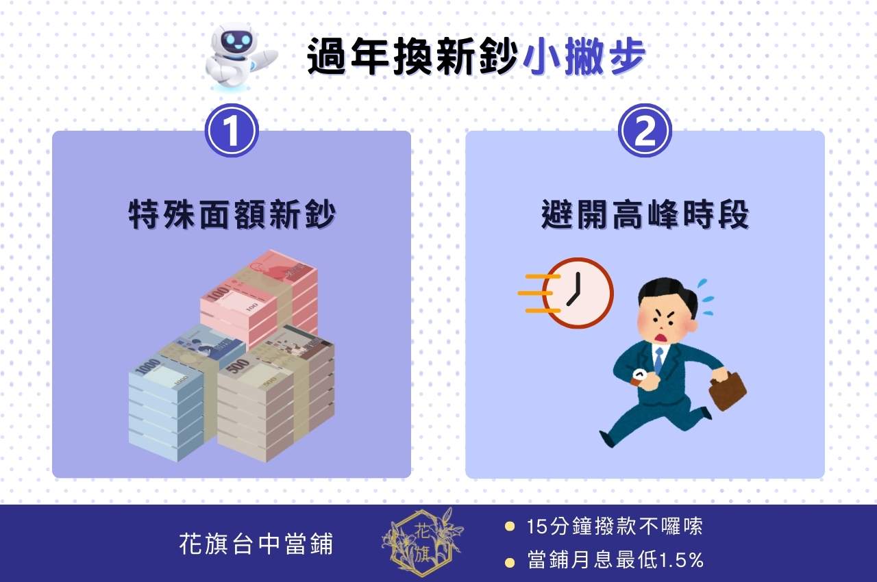 過年換新鈔小撇步