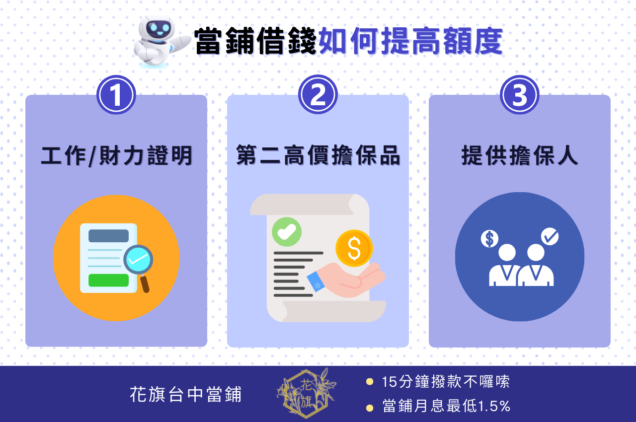 當鋪借款如何提高額度